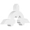 Ekena Millwork Ericson Architectural Grade PVC Gable Bracket, 36"W x 18"H x 4"D x 4"F, 12/12 Pitch GBP036X18X0404ERI00 - alternate 1